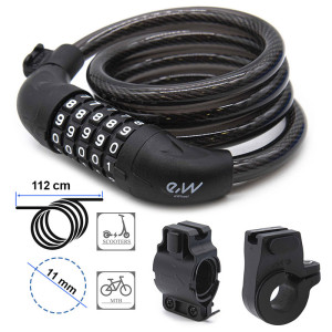 Lock for scooters with code