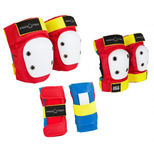 Pro-Tec Junior Street Gear Triple Pads Set Youth Medium Retro Pro-Tec Junior Street Gear Triple Pads Set Youth Medium Retro