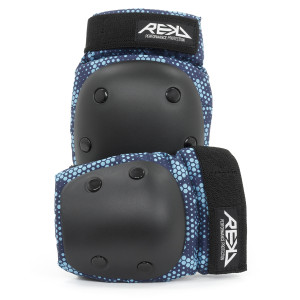 REKD Youth Heavy Duty Double Pad Set Black/Blue L