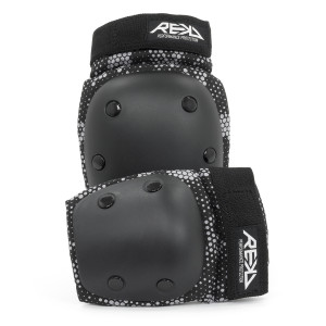 REKD Youth Heavy Duty Double Pad Set Black/Grey L